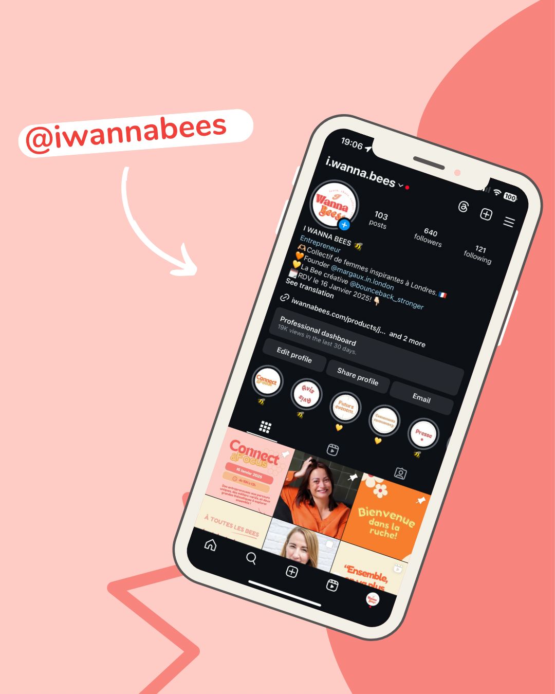 🚀 Boostez votre visibilité sur le compte instagram de IWannaBees !